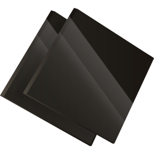 PMMA Coulé Noir Opaque Altuglas® 101 48000 - 6mm