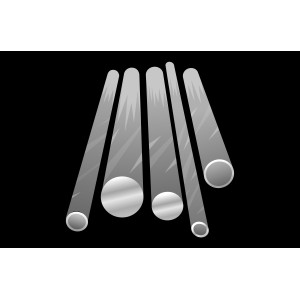 Joncs incolore diamètre 6mm longueur 2000mm