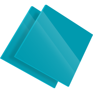 Plexiglass Coulé Bleu Diffusant Altuglas® 100 23010 - 3mm