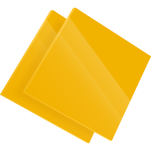 Plexiglass Coulé Jaune Diffusant Altuglas® 100 21030- 3mm