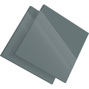 Plexiglass Coulé Gris Opaque Altuglas® 100 48007 - 3mm