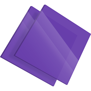 PMMA Coulé Violet Diffusant Setacryl® 2239 - 3 mm