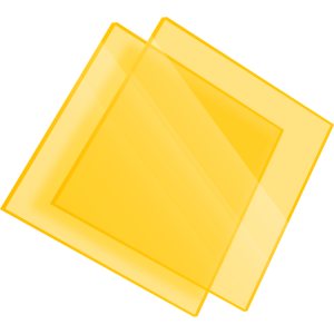Plexiglass jaune Fluo 1112 Transparent Setacryl® - 3mm