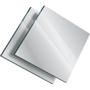 PS Polystyrène Miroir Dos noir - 1mm