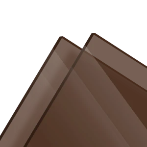 PMMA Coulé Fumé Bronze Foncé Transparent Altuglas® 100 16032 - 6mm