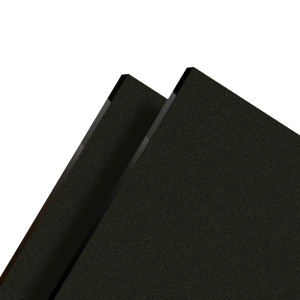 PMMA Coulé Noir Mat - 5 mm
