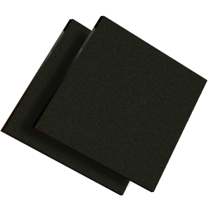 PMMA Coulé Noir Mat - 5 mm