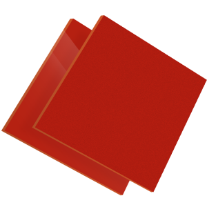 PMMA Coulé LED Rouge Altuglas® 121 22137 - 3mm