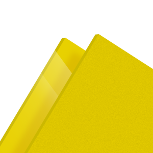 PMMA Coulé LED Jaune Altuglas® 121 21093 - 3mm