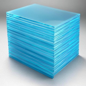 Lot de 5 plaques en plexiglass coulé opale 40 % – 8 mm (790 × 580 mm)