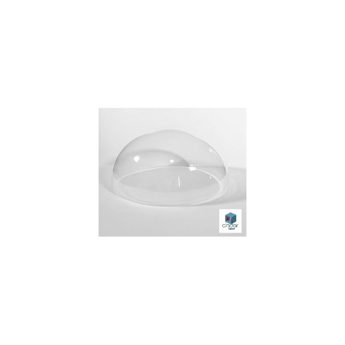 Demi-bulle Altuglas Plexiglas Setacryl Incolore Diamètre extérieur 200mm sans collerette
