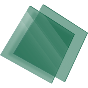PMMA Coulé Vert Transparent Altuglas® 100 14000 - 3mm