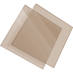 PMMA Coulé Fumé Bronze Clair Transparent Altuglas® 100 16036 - 3mm