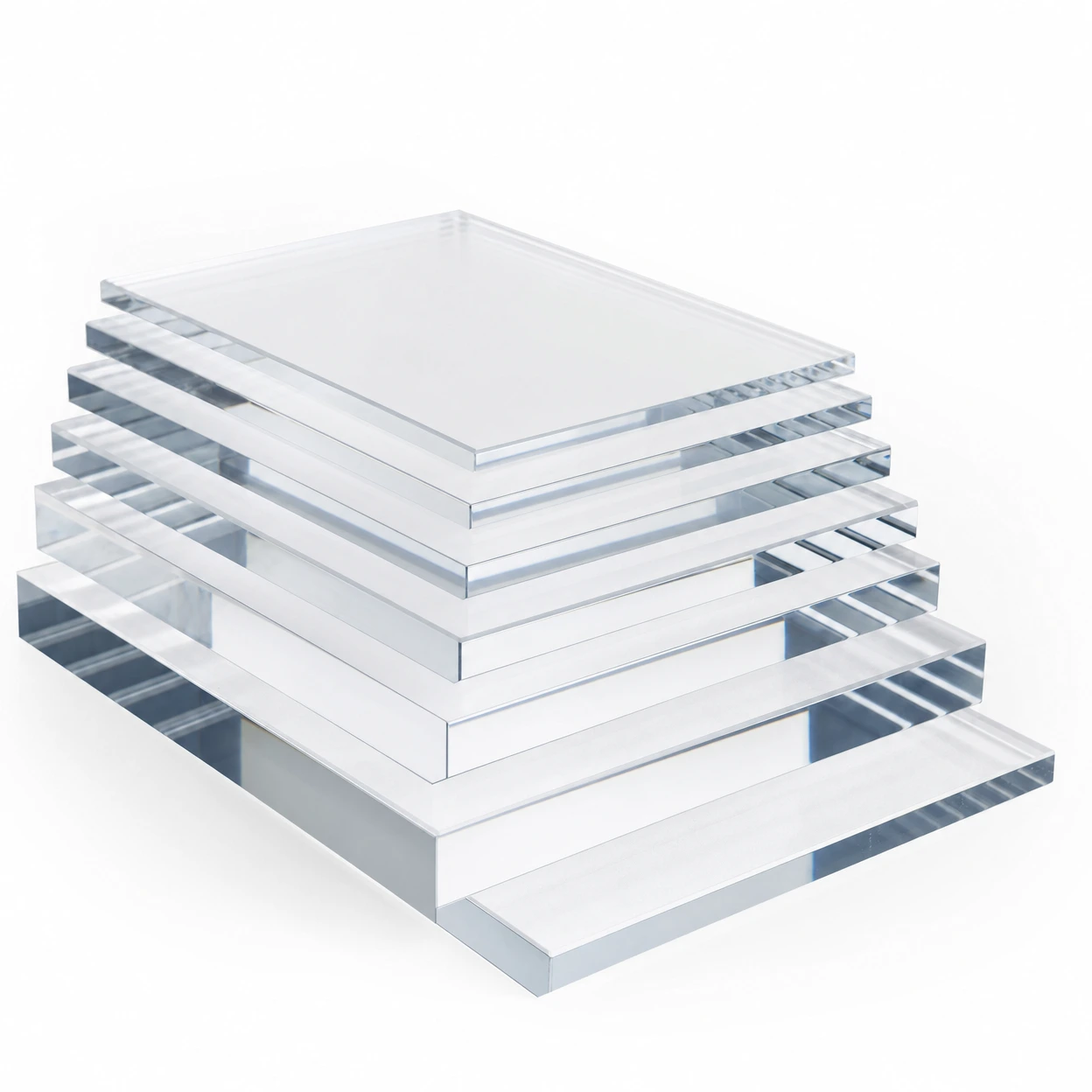 Plexiglass transparent